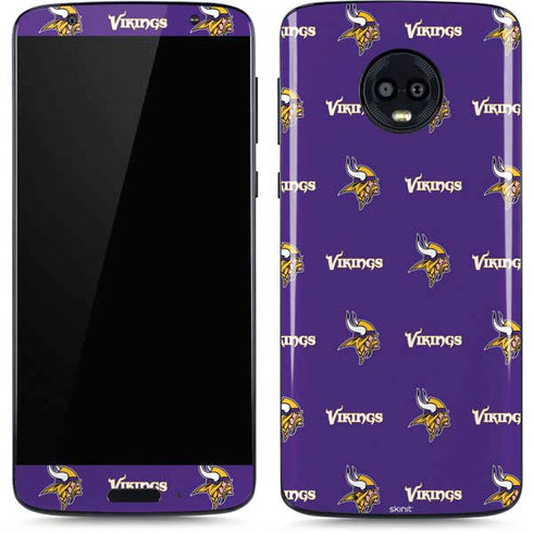 NFL Minnesota Vikings Blitz Series Moto G6 Skin