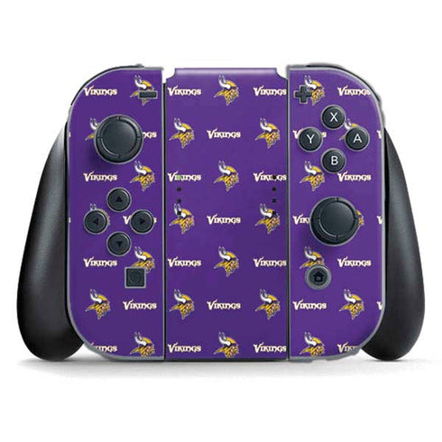NFL Minnesota Vikings Blitz Series Nintendo Switch (2017-2021) Joy-Con Controller Skin
