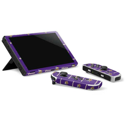 NFL Minnesota Vikings Blitz Series Nintendo Switch OLED (2021) Skin