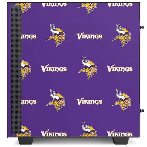 NFL Minnesota Vikings Blitz Series NZXT H510 Compact ATX Mid-Tower Case Skin