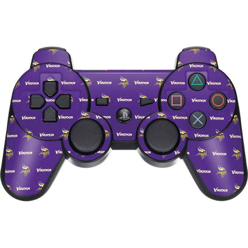 NFL Minnesota Vikings Blitz Series PS3 Dual Shock wireless controller Skin