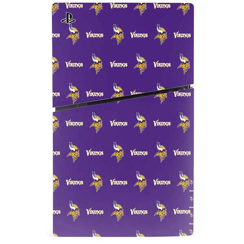 NFL Minnesota Vikings Blitz Series PS5 Slim Disk Bundle Skin