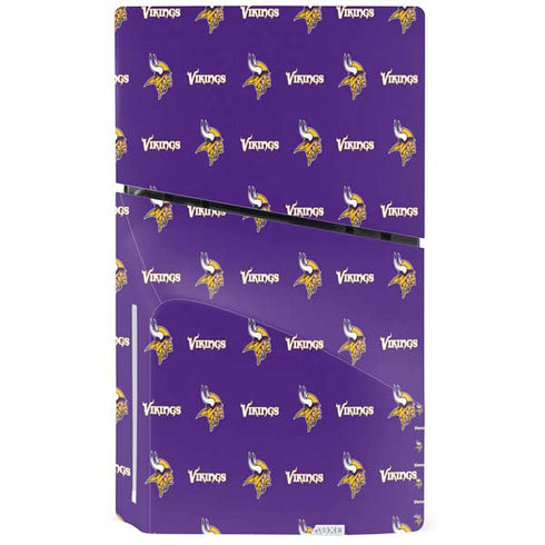 NFL Minnesota Vikings Blitz Series PS5 Slim Disk Bundle Skin