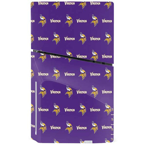 NFL Minnesota Vikings Blitz Series PS5 Slim Disk Console Skin