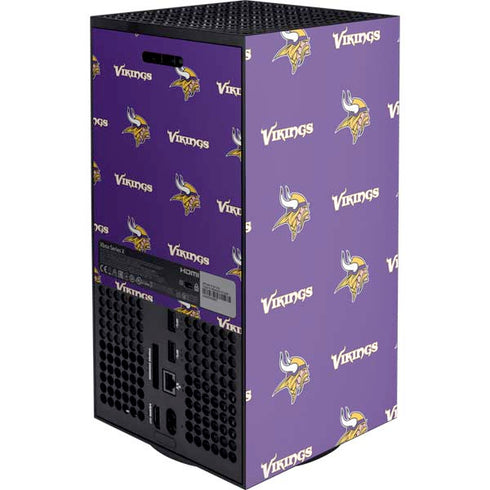 NFL Minnesota Vikings Blitz Series Xbox Series X Console Skin