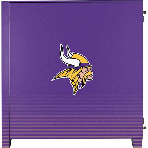 NFL Minnesota Vikings Breakaway Corsair 4000D Tempered Glass Mid-Tower ATX Case Skin