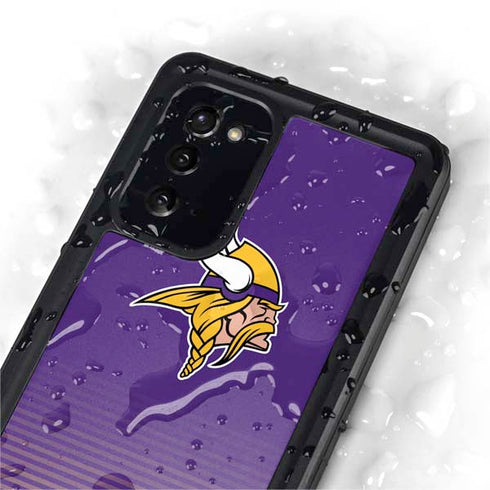 NFL Minnesota Vikings Breakaway Galaxy Note20 5G Waterproof Case