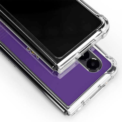 NFL Minnesota Vikings Breakaway Galaxy Z Fold4 5G Clear Case