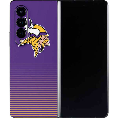 NFL Minnesota Vikings Breakaway Galaxy Z Fold4 5G Skin