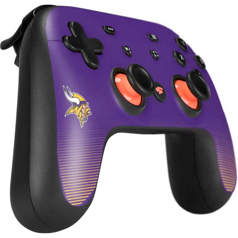 NFL Minnesota Vikings Breakaway Google Stadia Controller Skin