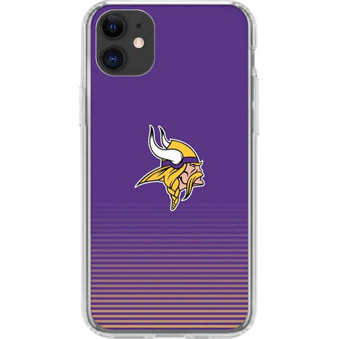 NFL Minnesota Vikings Breakaway iPhone 11 Clear Case