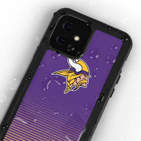 NFL Minnesota Vikings Breakaway iPhone 12 Mini Waterproof Case