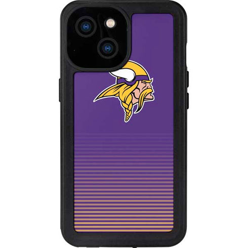NFL Minnesota Vikings Breakaway iPhone 13 Mini Waterproof Case
