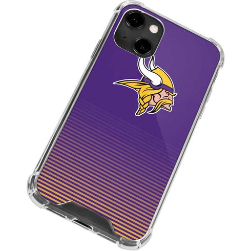 NFL Minnesota Vikings Breakaway iPhone 14 Clear Case