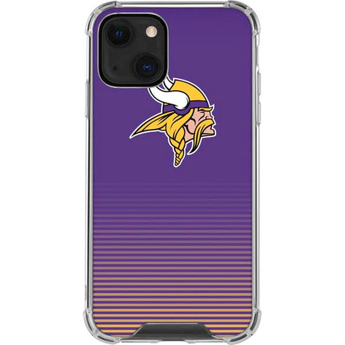 NFL Minnesota Vikings Breakaway iPhone 15 Plus Clear Case