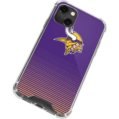 NFL Minnesota Vikings Breakaway iPhone 15 Plus Clear Case