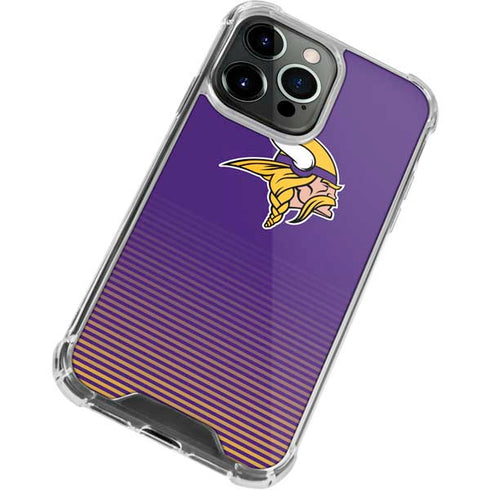 NFL Minnesota Vikings Breakaway iPhone 15 Pro Clear Case