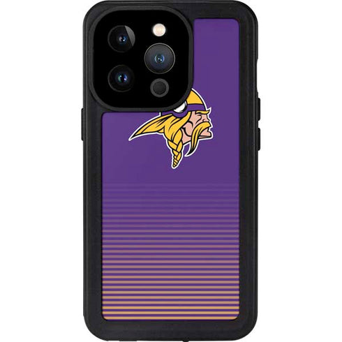 NFL Minnesota Vikings Breakaway iPhone 14 Pro Waterproof Case