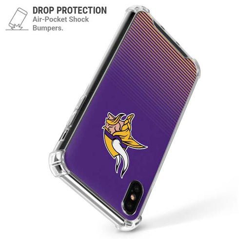 NFL Minnesota Vikings Breakaway iPhone X/XS Clear Case