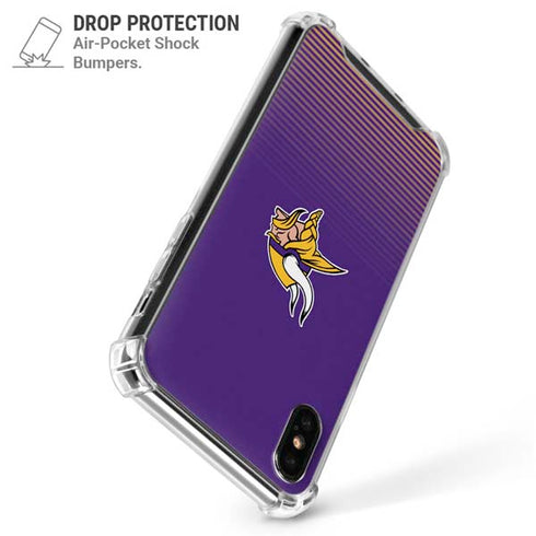 NFL Minnesota Vikings Breakaway iPhone XS Max Clear Case