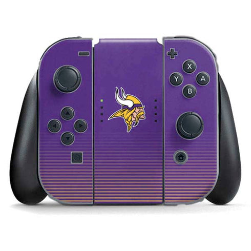 NFL Minnesota Vikings Breakaway Nintendo Switch (2017-2021) Joy-Con Controller Skin