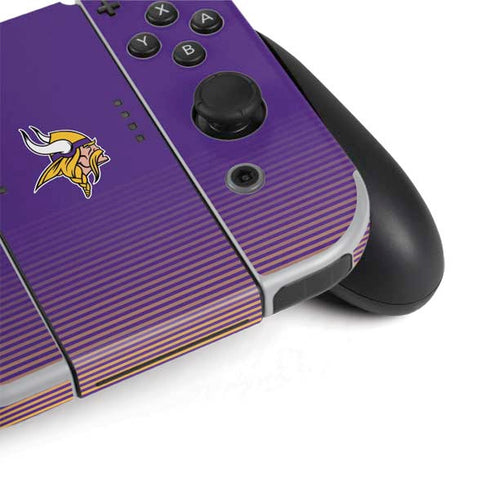 NFL Minnesota Vikings Breakaway Nintendo Switch OLED (2021) Skin