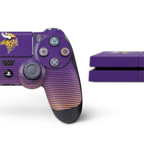 NFL Minnesota Vikings Breakaway PS4 Console and Controller Bundle Skin