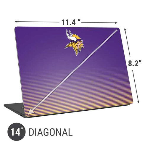 NFL Minnesota Vikings Breakaway Universal Laptop 14in (11.4 x 8.2in) Skin