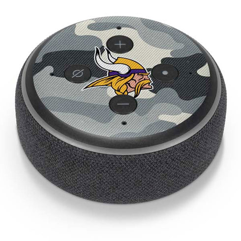 NFL Minnesota Vikings Camo Amazon Echo Dot Skin