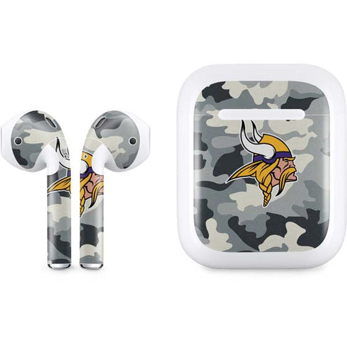 NFL Minnesota Vikings Camo Apple AirPods Skin