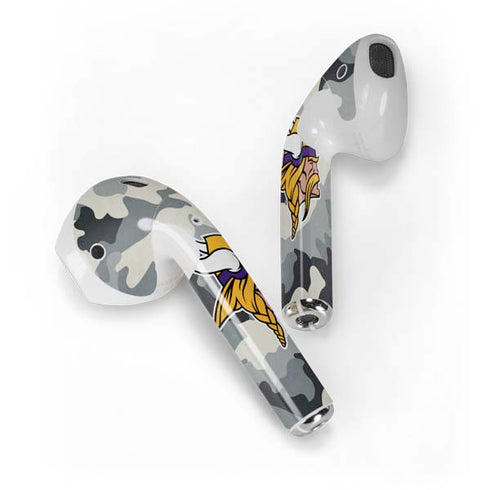 NFL Minnesota Vikings Camo Apple AirPods Skin