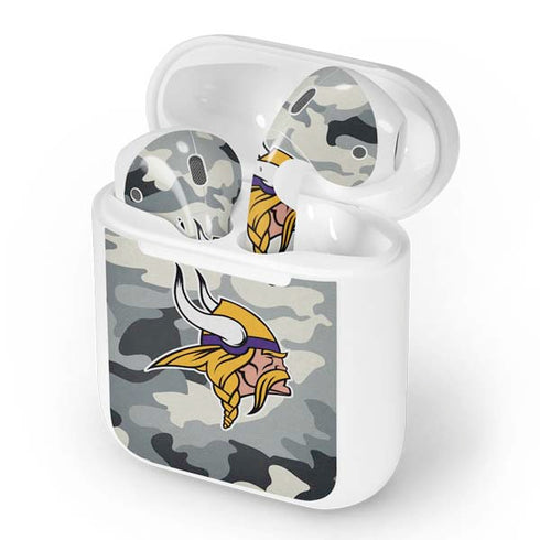 NFL Minnesota Vikings Camo Apple AirPods Skin