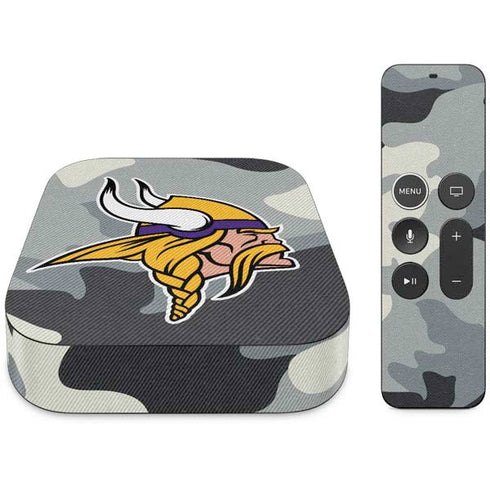 NFL Minnesota Vikings Camo Apple TV Skin