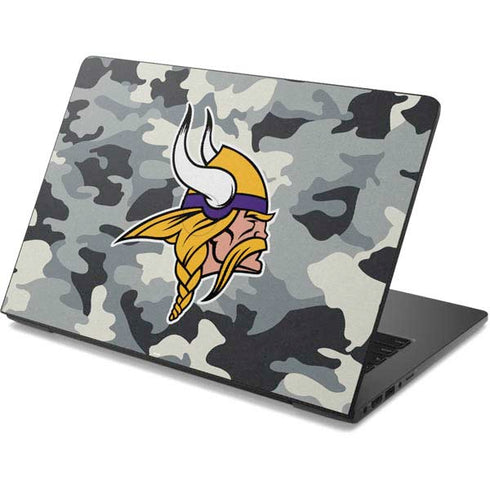 NFL Minnesota Vikings Camo Dell Chromebook Skin