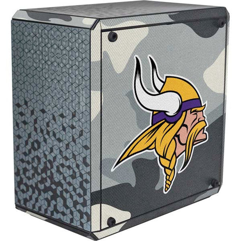 NFL Minnesota Vikings Camo Cooler Master MasterBox Q300L Mini Tower Skin