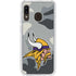 NFL Minnesota Vikings Camo Galaxy A20 Clear Case