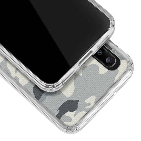 NFL Minnesota Vikings Camo Galaxy A30 Clear Case