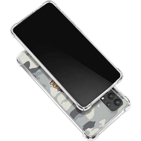 NFL Minnesota Vikings Camo Galaxy A32 5G Clear Case