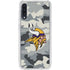 NFL Minnesota Vikings Camo Galaxy A50 Clear Case