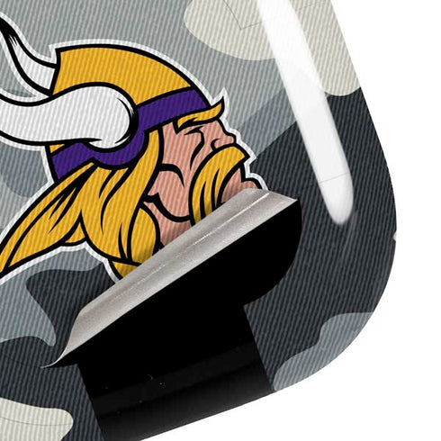 NFL Minnesota Vikings Camo Galaxy Buds Pro Skin