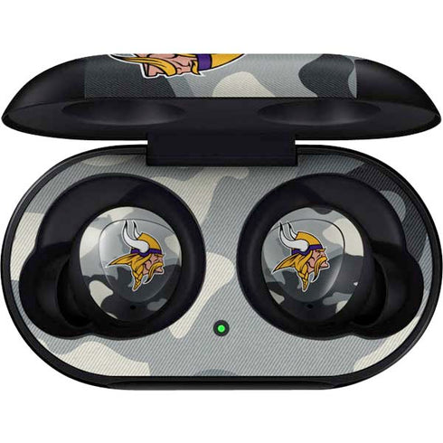 NFL Minnesota Vikings Camo Galaxy Buds Skin