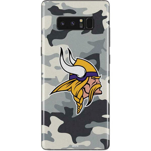 NFL Minnesota Vikings Camo Galaxy Note 8 Skin