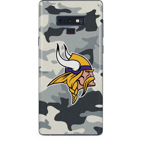 NFL Minnesota Vikings Camo Galaxy Note 9 Skin