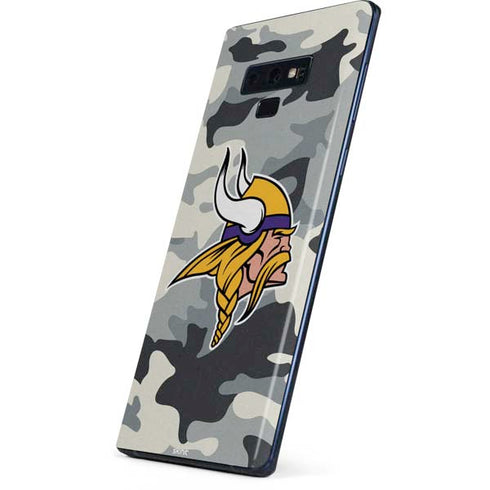 NFL Minnesota Vikings Camo Galaxy Note 9 Skin