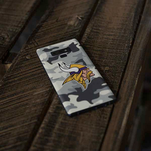 NFL Minnesota Vikings Camo Galaxy Note 9 Skin