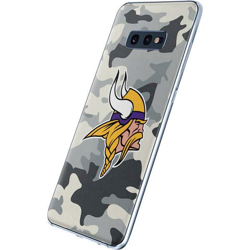 NFL Minnesota Vikings Camo Galaxy S10e Skin