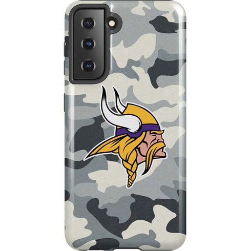 NFL Minnesota Vikings Camo Galaxy S21 5G Pro Case