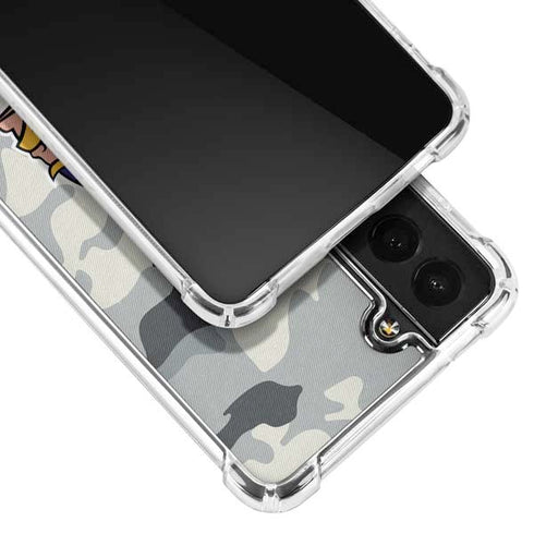 NFL Minnesota Vikings Camo Galaxy S21 FE Clear Case