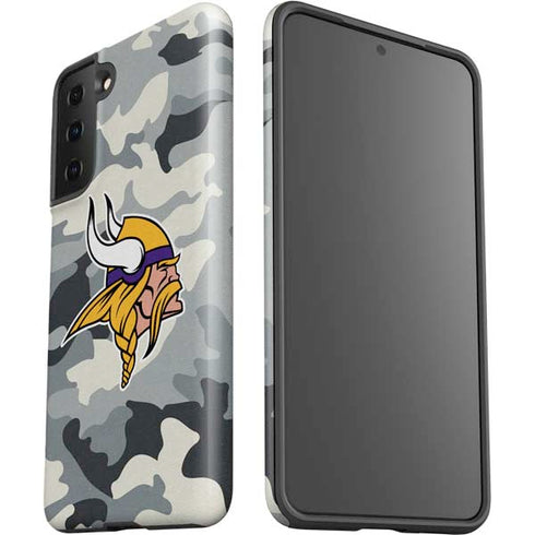 NFL Minnesota Vikings Camo Galaxy S21 FE Pro Case