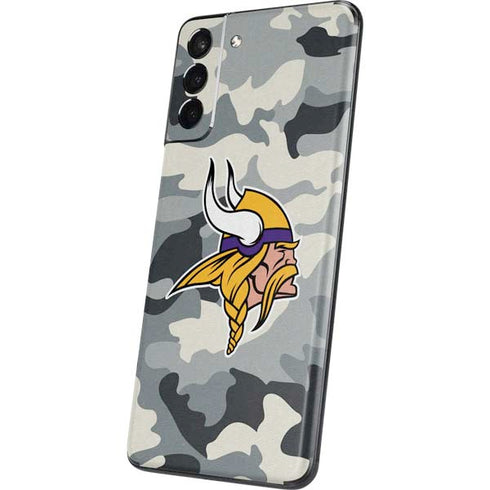 NFL Minnesota Vikings Camo Galaxy S21 Plus 5G Skin